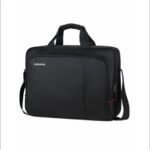 Laptop Shoulder Bag Up to 15 Inches  Waterproof  Messenger Bag  for Business Office Work College, Black